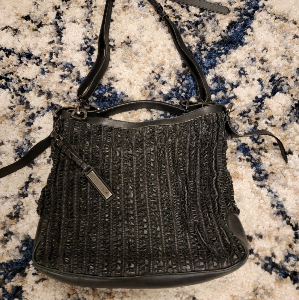 Burberry ruffled Lowry handbag